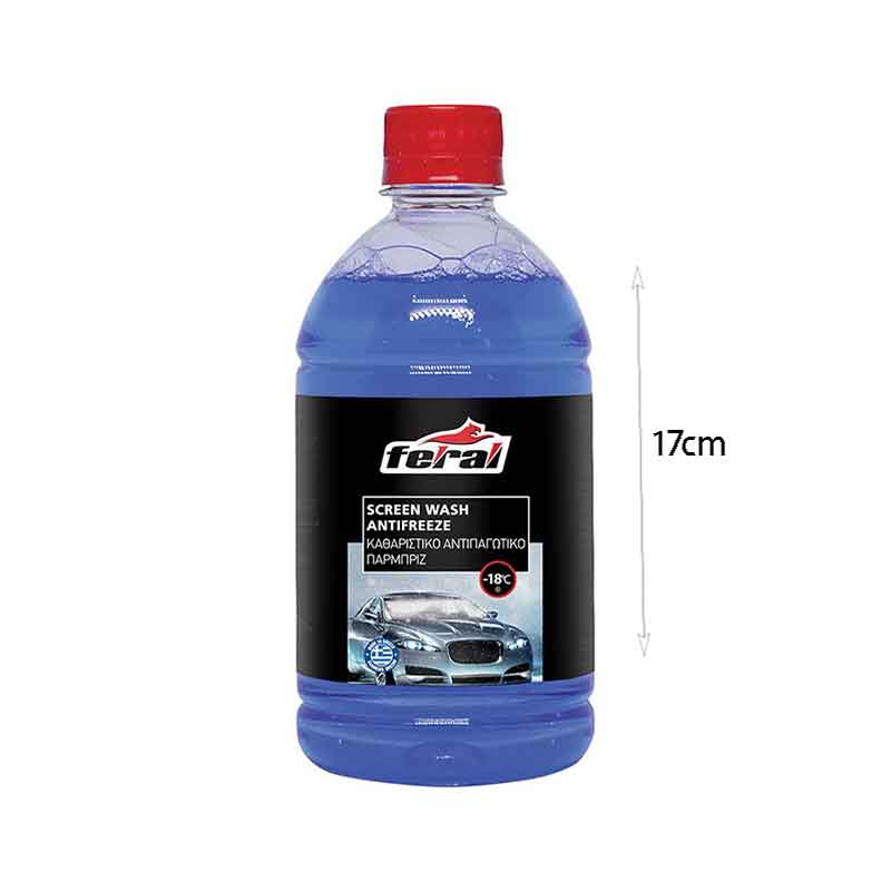 Feral Καθαριστικό Και Αντιπαγωτικό Παρμπρίζ -18°C 500ml- Screen Wash Antifreeze OEM