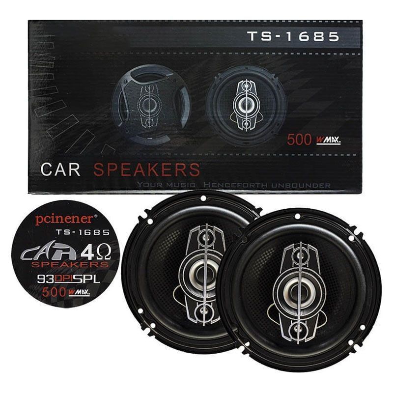 Mingyuan Σετ Ηχεία Αυτοκινήτου TS-1685 16cm με 500Wmax - Car speakers amplifier Mingyuan