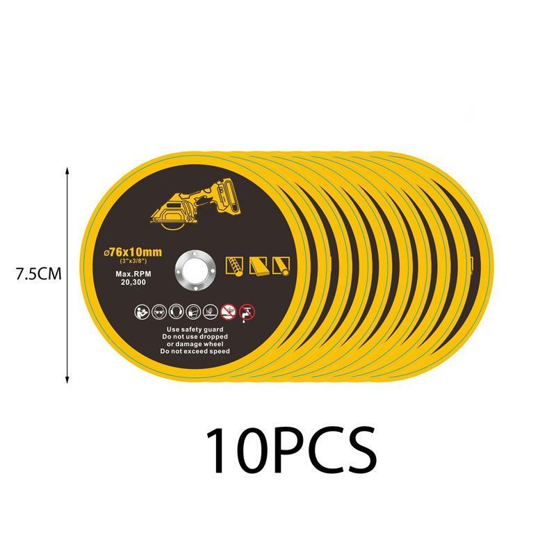 Δίσκος Κοπής 3" Ø76x10mm 50τμχ - Cutting Disc OEM
