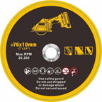 Δίσκος Κοπής 3" Ø76x10mm 50τμχ - Cutting Disc OEM