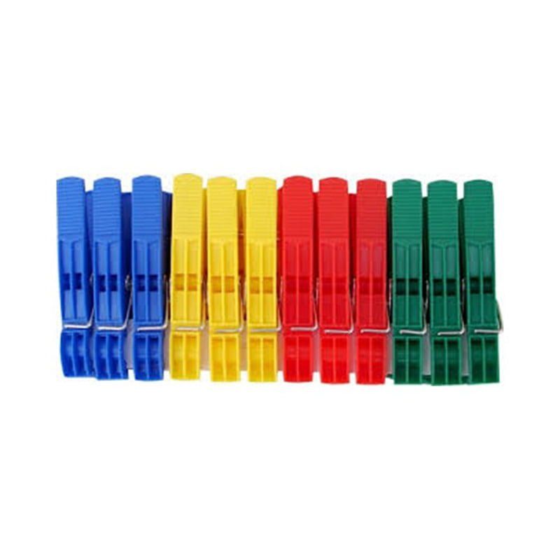 Πλαστικά Μανταλάκια 10cm 24τμχ - Clothes pegs OEM