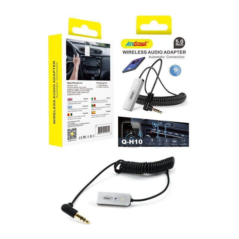 Andowl Bluetooth Car Kit Q-H10 για το Ταμπλό με USB Θύρα Φόρτισης ANDOWL