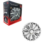 Versaco Σετ Τάσια Αυτοκινήτου 4τμχ 14" Ασημί - Wheel Covers OEM