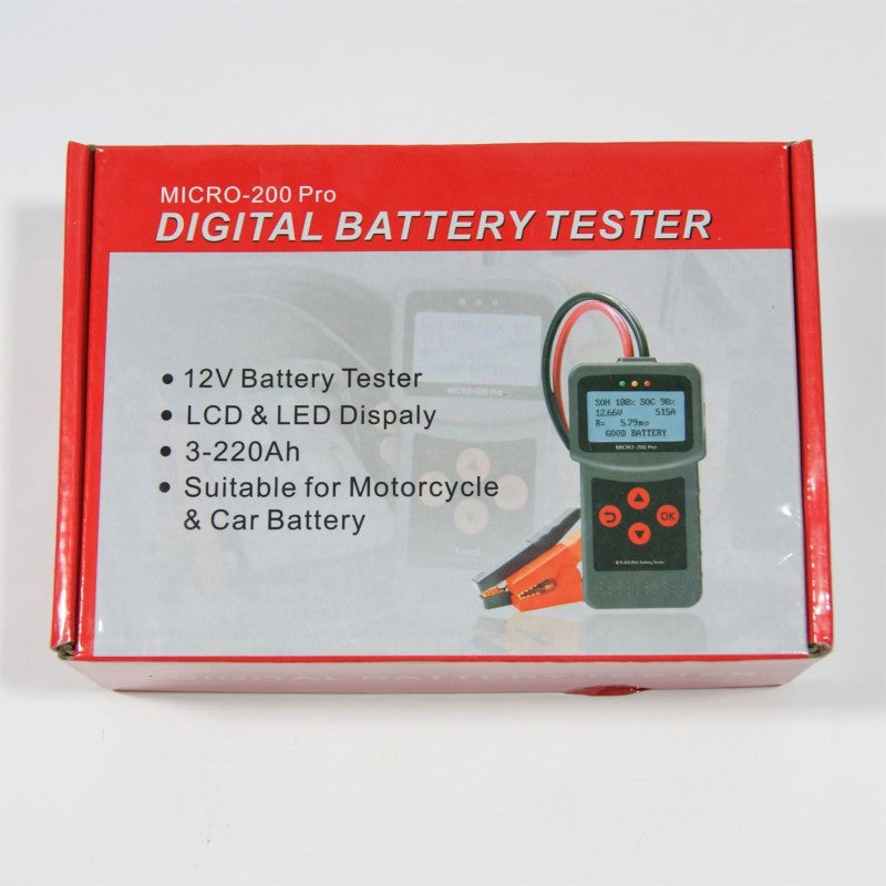 ΨΗΦΙΑΚΟΣ ΕΛΕΓΚΤΗΣ ΜΠΑΤΑΡΙΑΣ 12V MICRO-200Pro SY-1700