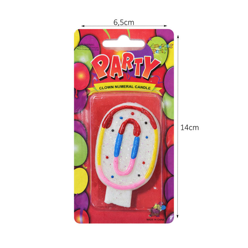 Κερί Γενεθλίων 0 – Birthday Number Candle Happy Birthday OEM