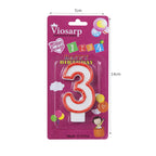 Κερί Γενεθλίων 3 – Birthday Number Candle Happy Birthday OEM