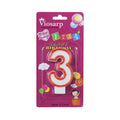 Κερί Γενεθλίων 3 – Birthday Number Candle Happy Birthday OEM