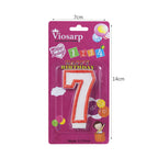 Κερί Γενεθλίων 7 – Birthday Number Candle Happy Birthday OEM
