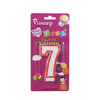Κερί Γενεθλίων 7 – Birthday Number Candle Happy Birthday OEM