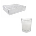 Γυάλινο Κερί Ρεσώ Λευκό – White Glass Votive Candle OEM