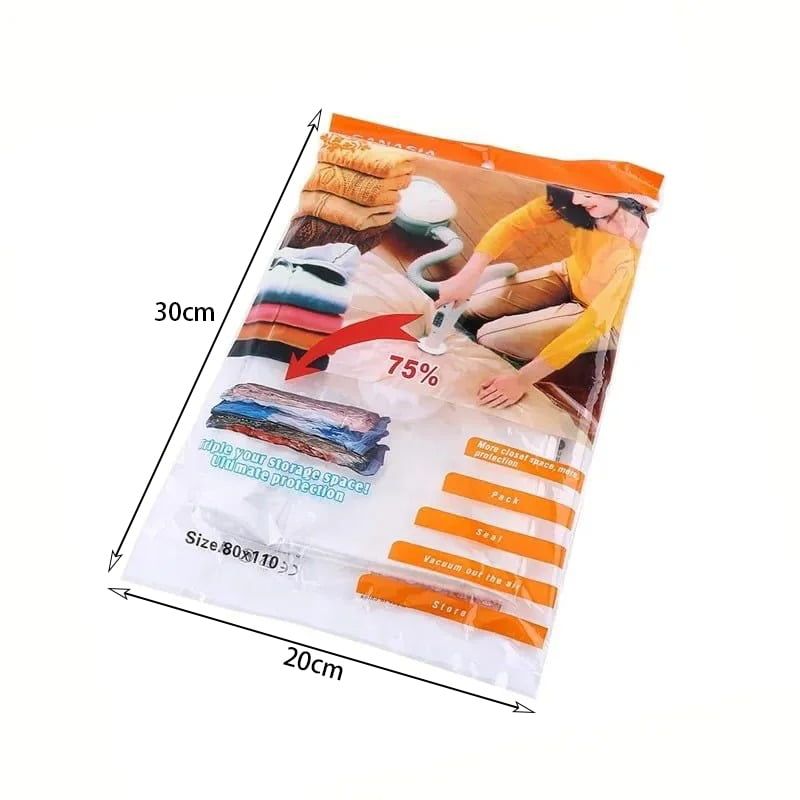 Σακούλα αποθήκευσης ρούχων Vac Bag 80x110cm - Vacuum storage bag OEM