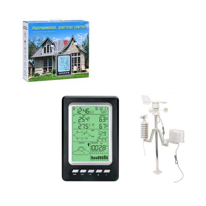 Επαγγελματικός Ασύρματος Μετεωρολογικός Σταθμός WS1030 με Εξωτερικούς Αισθητήρες - WS1030 Professional Wireless Weather Station with Outdoor Sensors