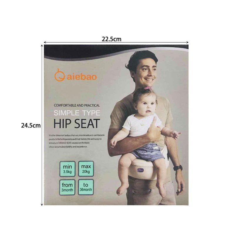 Aiebao κάθισμα μέσης για μωρά - Simple type hip seat - Μαύρο OEM