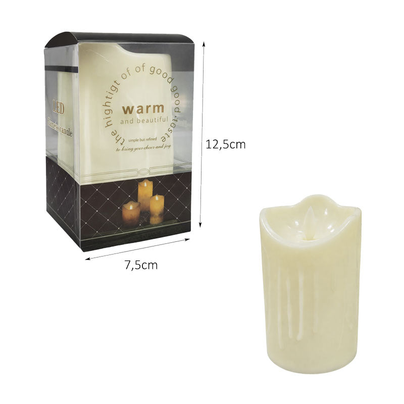 LED Κερί Διακοσμητικό Με Θερμό Φως - LED Decorative Candle with Warm Light OEM