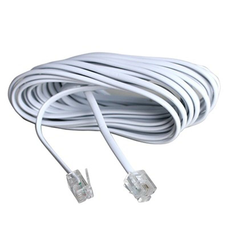 AOWEIXUN Καλώδιο ethernet & τηλεφώνου 5M - Telephone cable flat AOWEIXUN