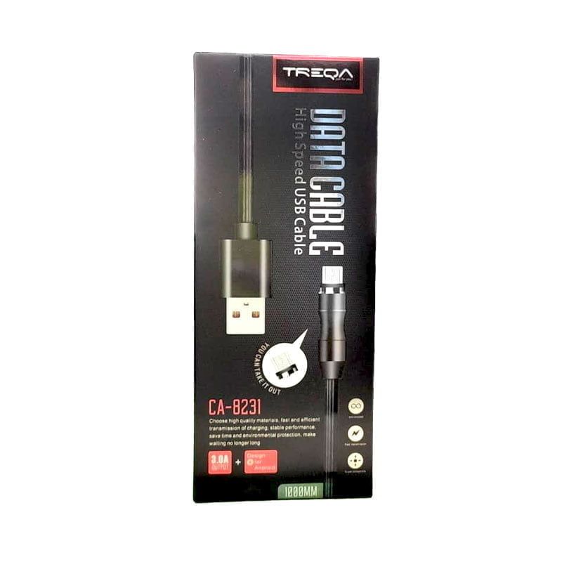 TREQA CA-8231 καλώδιο USB micro USB 3.0A 1m - USB cable Treqa
