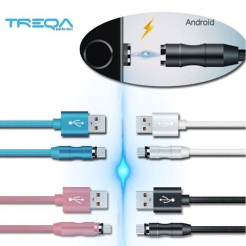 TREQA CA-8231 καλώδιο USB micro USB 3.0A 1m - USB cable Treqa