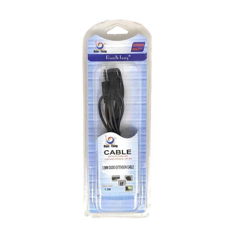 R&T-1487 Καλώδιο επέκτασης ήχου 3.5mm 1.5m - Audio extension cable RUN&TENG