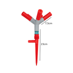 Μπεκ Κήπου 5 Εξόδων με Πάσσαλο Στήριξης - 5-Way Garden Sprinkler Stake OEM