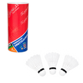 Σετ 3 Φτερά Badminton Προπόνησης σε Θήκη - Set of 3 Training Badminton Shuttlecocks in Tube OEM