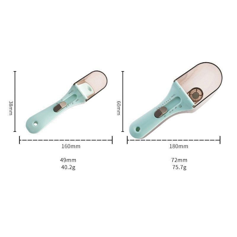 Ρυθμιζόμενη μεζούρα κουτάλι - Adjustable measuring spoon OEM