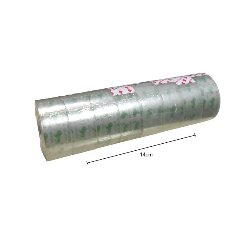 Σετ 12τμχ σελοτέιπ διαφανές - Transparent Tape 12pcs OEM