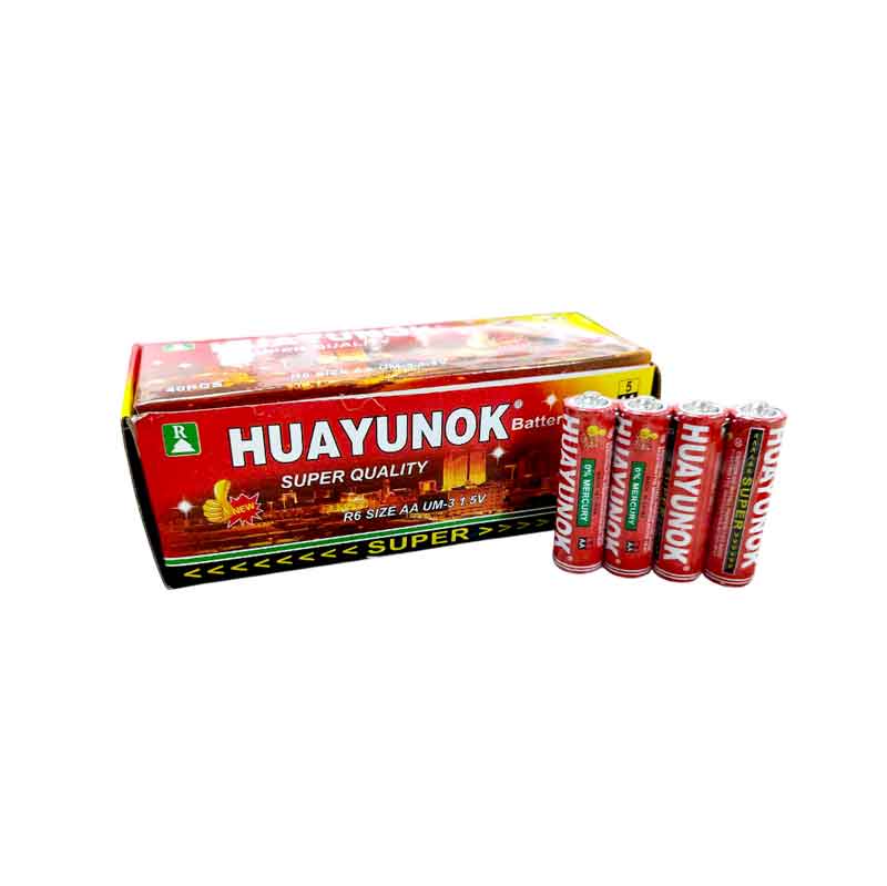 Huayunok Μπαταρία AA 1.5V R6 40τεμ – Battery OEM