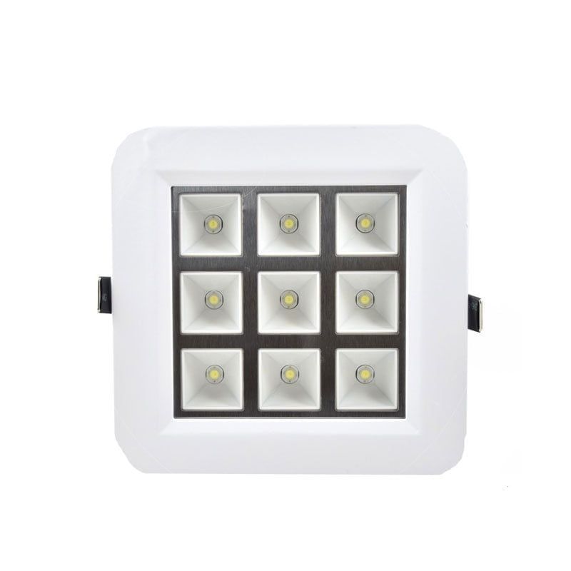 LED φωτιστικό οροφής 9W 220V - LED PANEL LIGHT SQUARE WHITE OEM