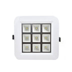 LED φωτιστικό οροφής 9W 220V - LED PANEL LIGHT SQUARE WHITE OEM