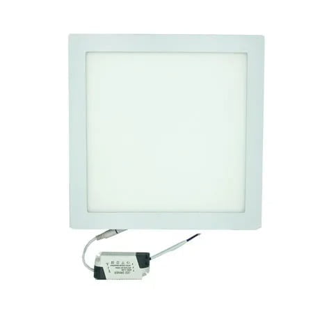 LED φωτιστικό οροφής λευκό φως 18-24W - LED PANEL SQUARE 220V WHITE OEM