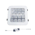 LED φωτιστικό οροφής 16W 220V - LED PANEL LIGHT SQUARE WARM WHITE OEM