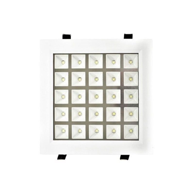 LED φωτιστικό οροφής λευκό φως 25W 220V - LED PANEL LIGHT SQUARE WHITE OEM