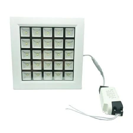 LED φωτιστικό οροφής λευκό φως 25W 220V - LED PANEL LIGHT SQUARE WHITE OEM