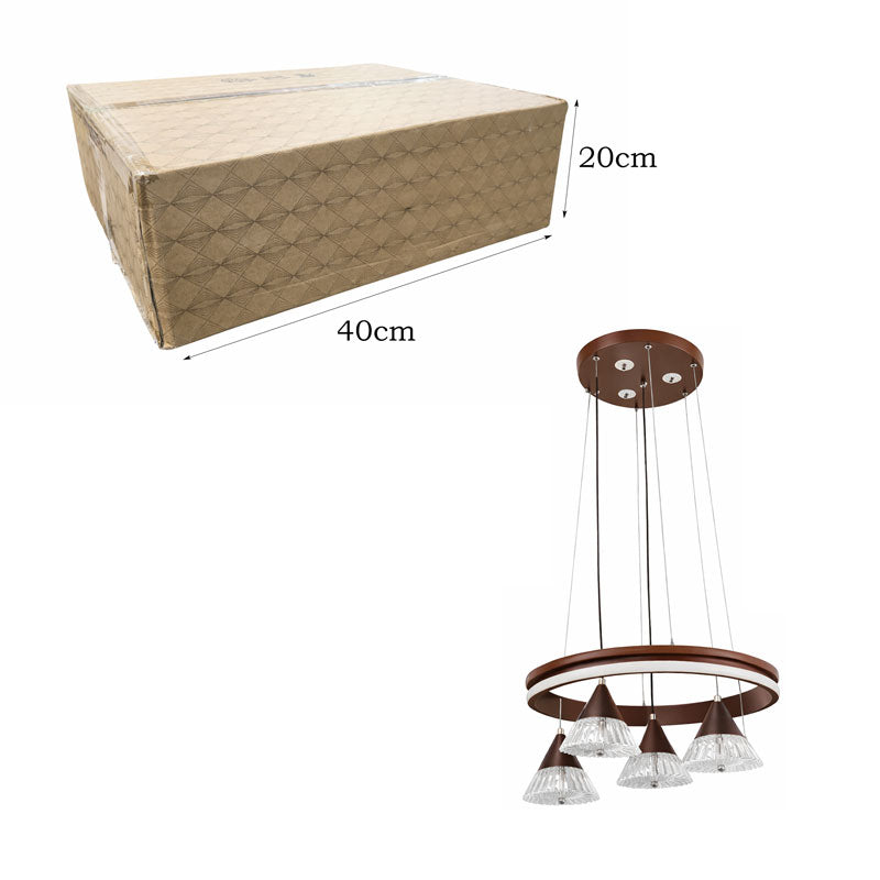 Μοντέρνο Κρεμαστό Φωτιστικό Οροφής LED – Modern LED Pendant Ceiling Light - Warm white - White OEM