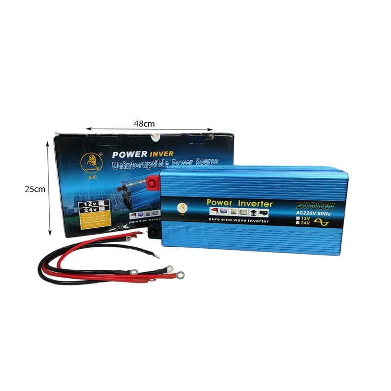 EJC Inverter Αυτοκινήτου 2000W 24V – Power Inverter EJC