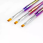 Πινέλα νυχιών για gel acrygel 3 τεμάχια - Nail brush OEM