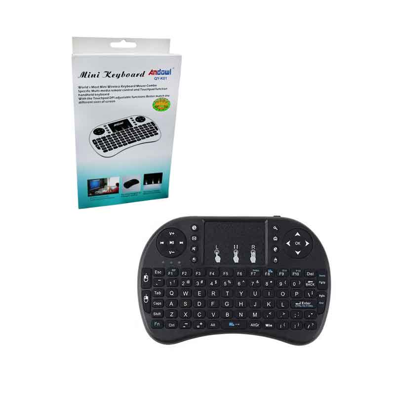 Andowl Ασύρματο Πληκτρολόγιο Mini με Touchpad QY-K01 - Mini Wireless Keyboard ANDOWL