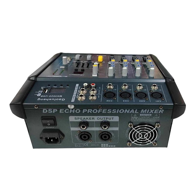 Gaolusheng MX-402D USB τετρακάναλος μίκτης ήχου - Professional Mixer Console Series Gaolusheng