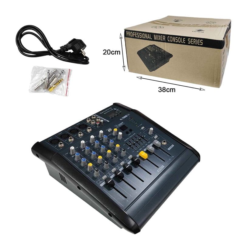 Gaolusheng MX-402D USB τετρακάναλος μίκτης ήχου - Professional Mixer Console Series Gaolusheng
