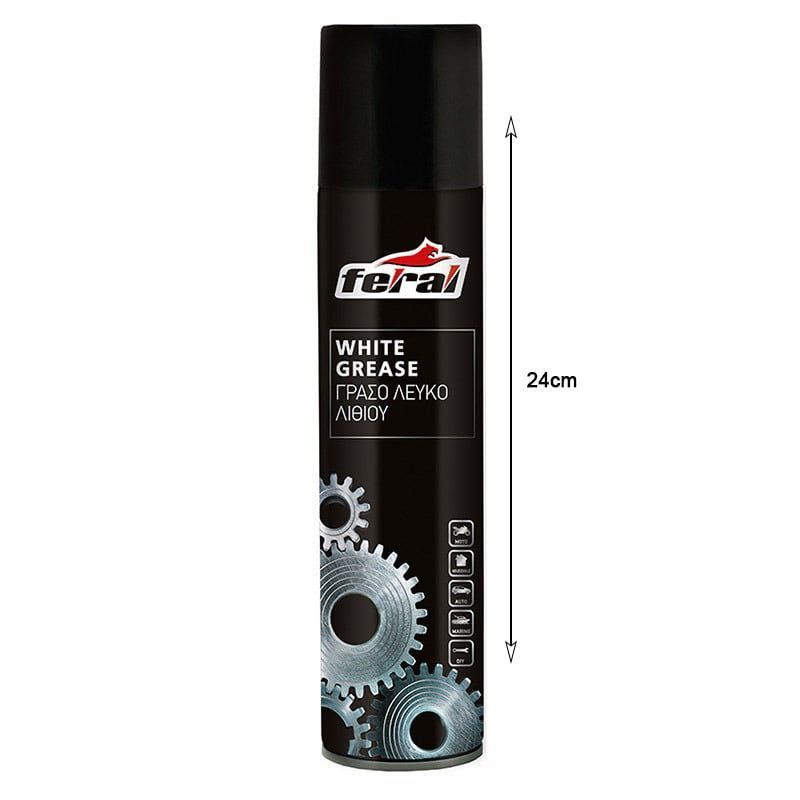 Feral Σπρέι Γράσου Λευκού Λιθίου 500ml - White Grease
