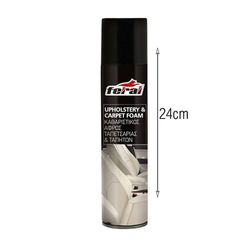 Καθαριστικός Αφρός Ταπετσαρίας Feral 500ML - Upholstery & Carpet Foam OEM