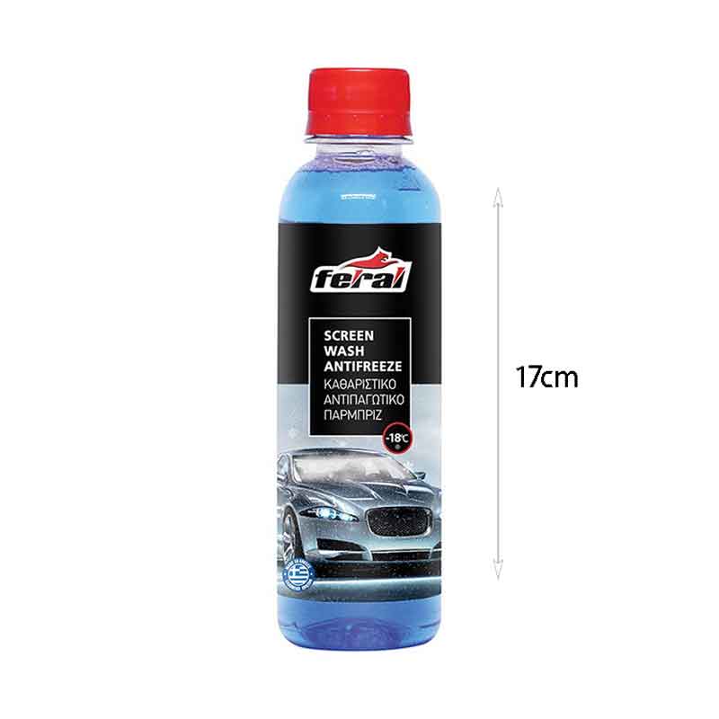 Feral Καθαριστικό Και Αντιπαγωτικό Παρμπρίζ -18°C 250ml- Screen Wash Antifreeze OEM