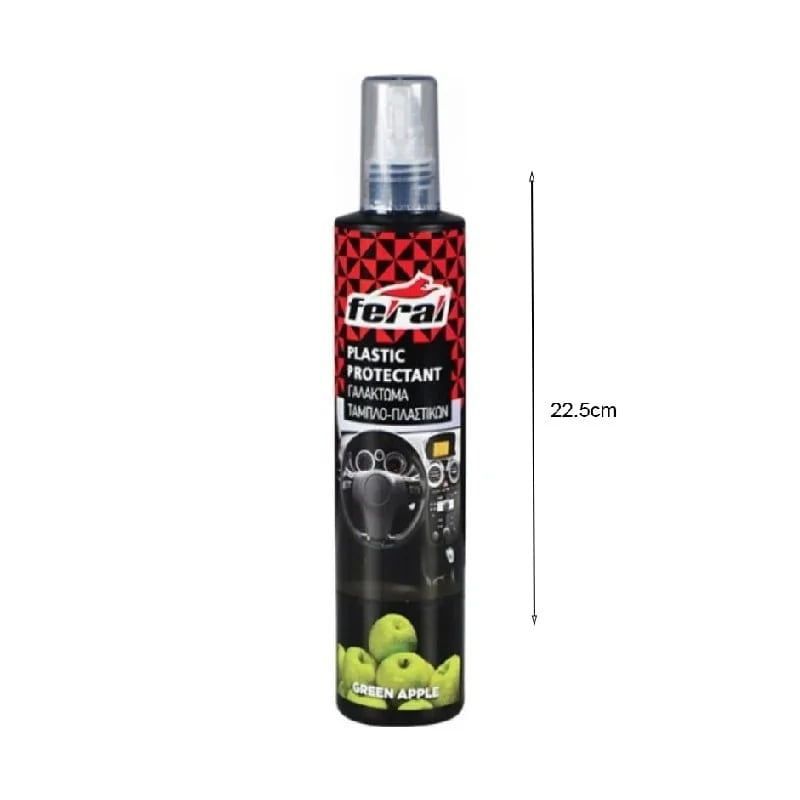 Feral Γυαλιστικό συντηρητικό πλαστικών Green Apple 300ML - Plastic Protectant OEM
