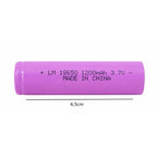 Μπαταρία Λιθίου Επαναφορτιζόμενη 18650 3.7V 1200mAh - Rechargeable 18650 Lithium Battery OEM