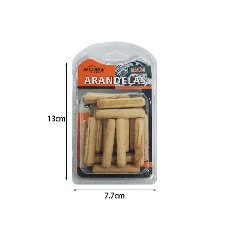 Ξύλινες καβίλιες Φ8mm 20τμχ - Wooden frame pegs Φ8mm 20pcs OEM