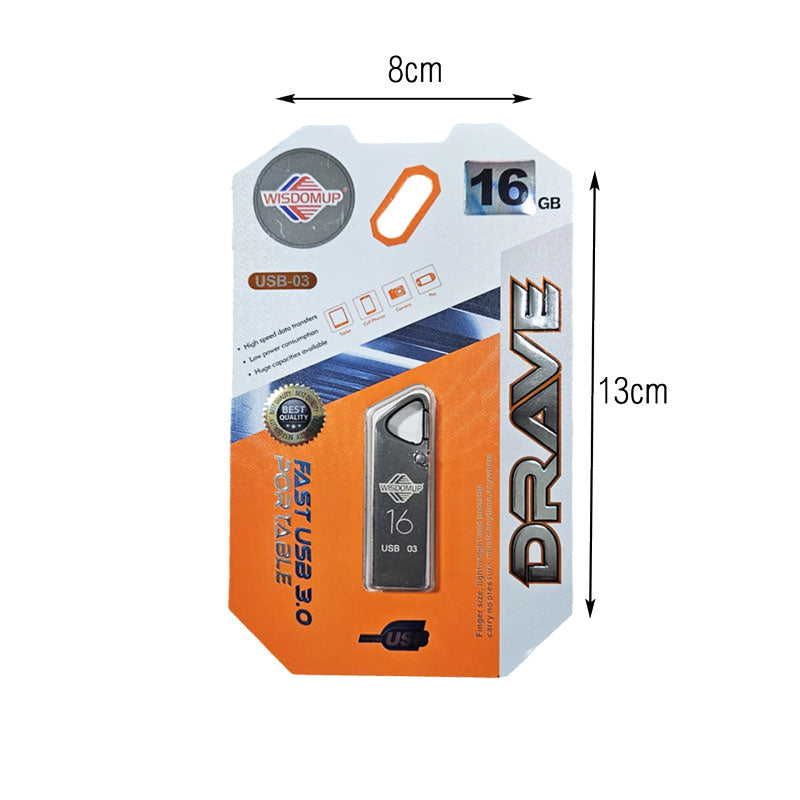 Φορητό στικάκι USB Flash Drive 16GB - Portable USB Flash Drive OEM