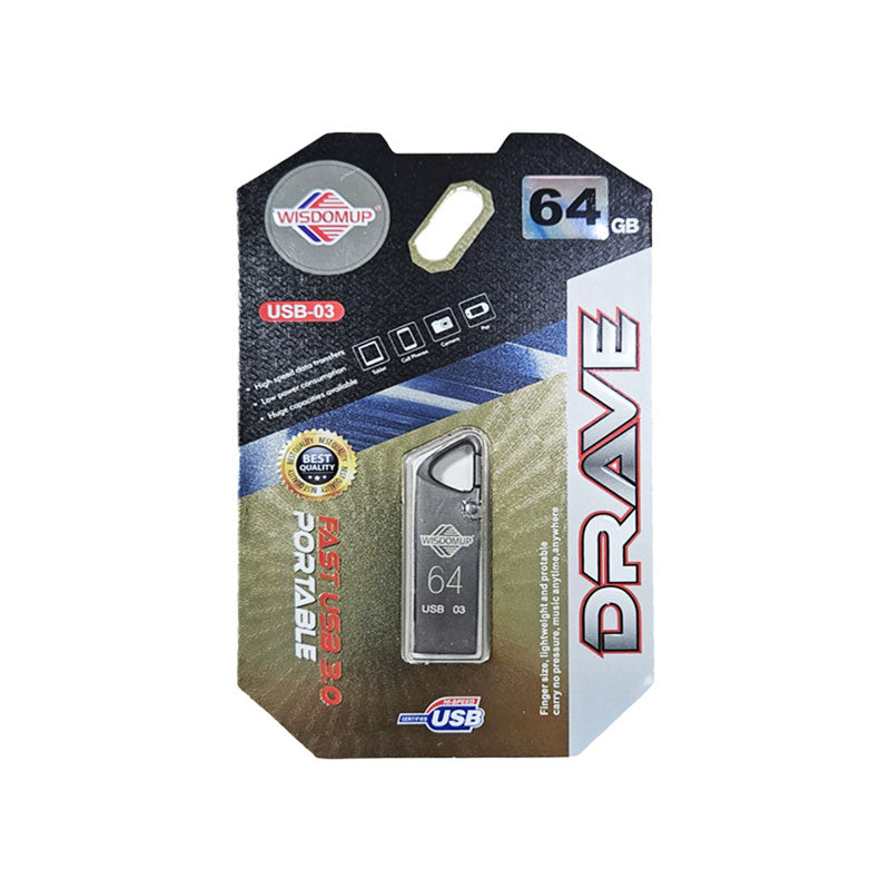 Φορητό στικάκι USB Flash Drive 64GB - Portable USB Flash Drive OEM