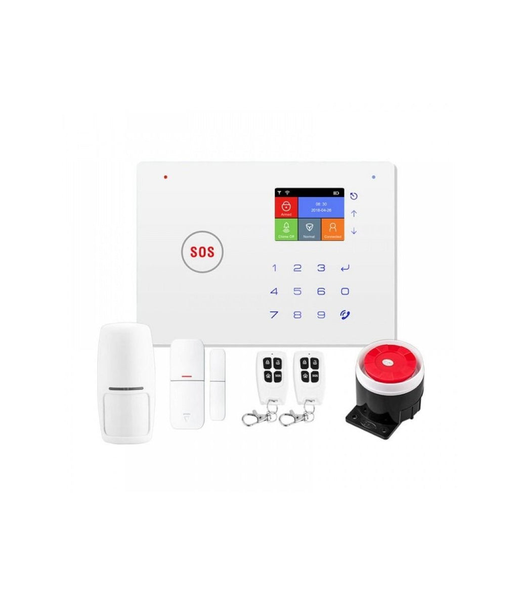 Wi-Fi + GSM Σύστημα Συναγερμού Ασφαλείας με Οθόνη Αφής & Τηλεχειριστήρια - Security alarm system OEM