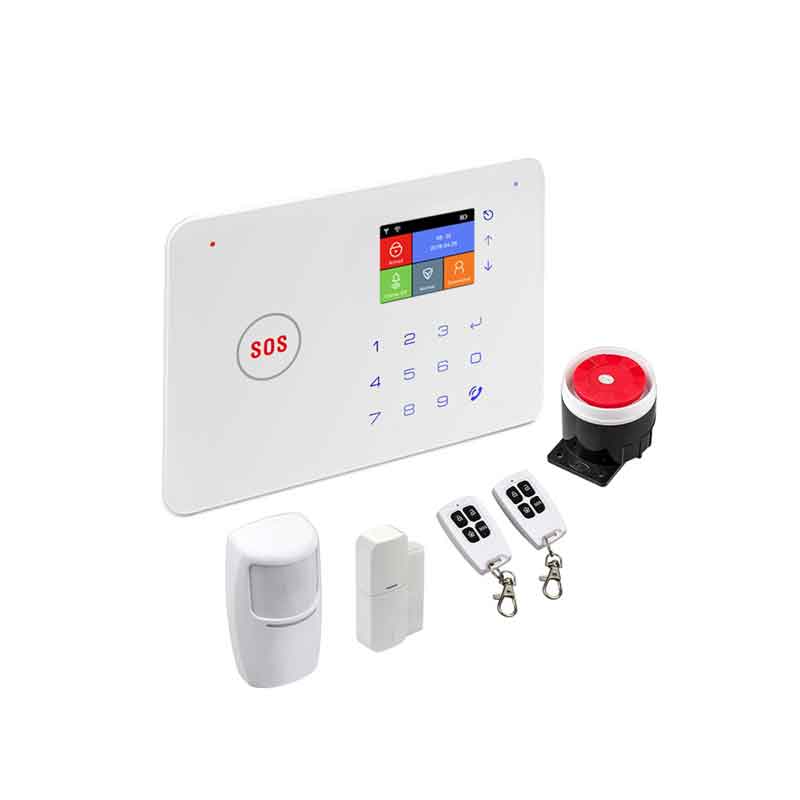 Wi-Fi + GSM Σύστημα Συναγερμού Ασφαλείας με Οθόνη Αφής & Τηλεχειριστήρια - Security alarm system OEM