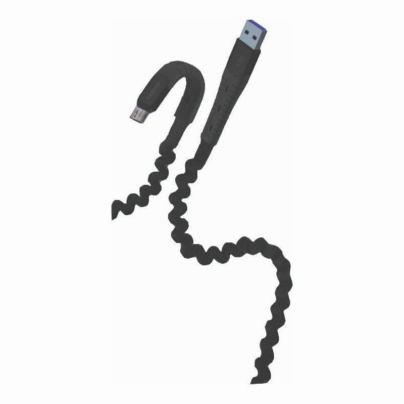 Καλώδιο φόρτισης micro USB ελαστικό 1.2m - Micro USB cable OEM